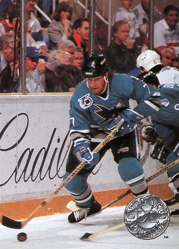 Brian Hayward 1992 San Jose Sharks Throwback NHL Hockey Jersey