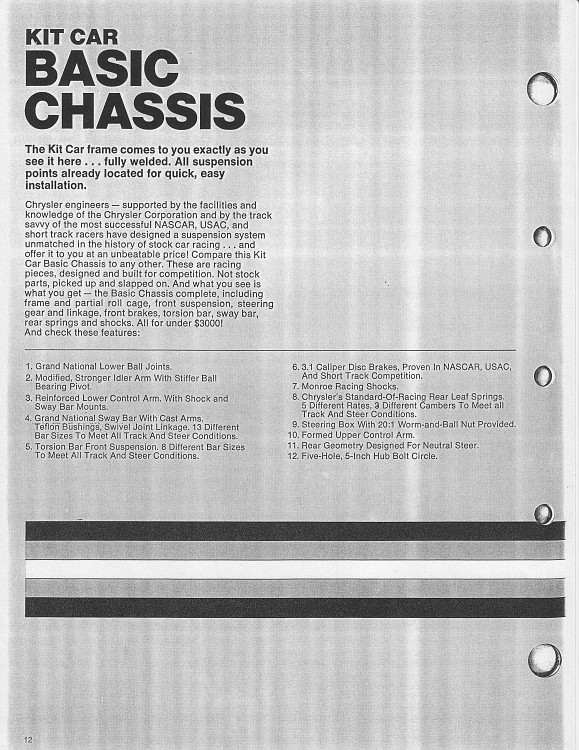 Chrysler Kit Car Catalog album Pat Redmond photo and