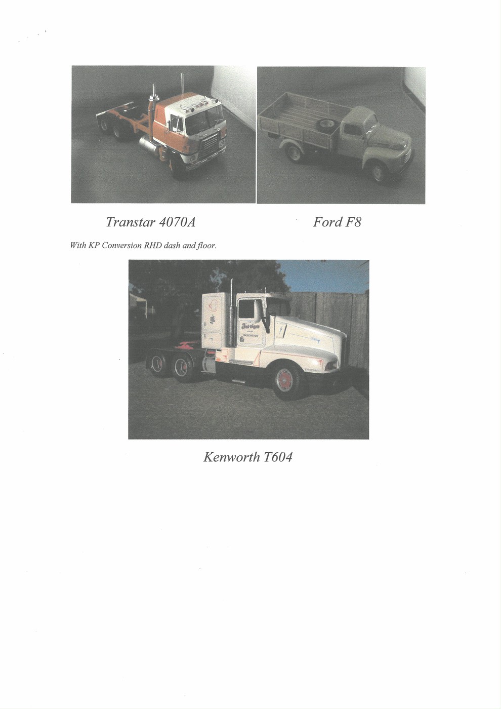 Photo KPconversions catalog 11 Catalogue 2021 album Dutch Model