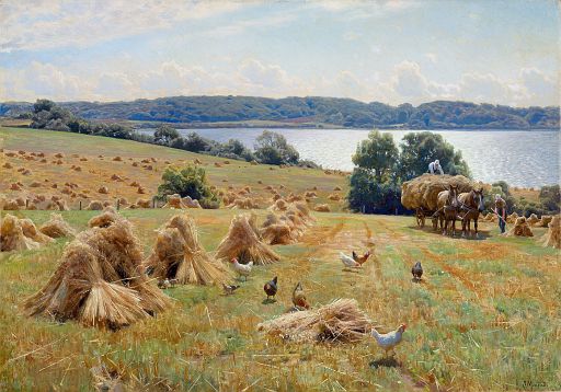 Harvest near Tulstrup (undated)