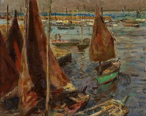 Harbor in South of France (undated)