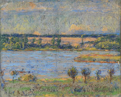 Pond in Evening (1896-97)