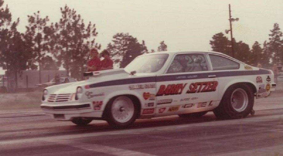 Photo: Barry Setzer Pro Stock Vega in white | BARRY SETZER'S DRAG CARS ...