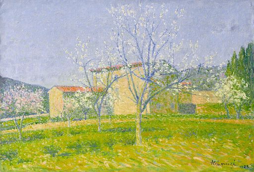 Flowering Orchard at Alex-les-Bains [Aude] (1923)