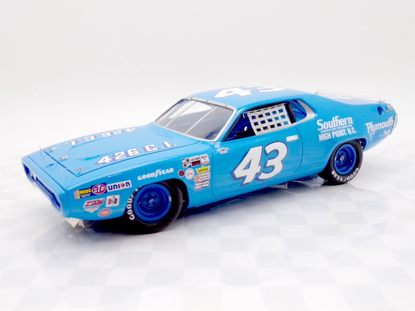 Salvinos JR 1/25 #43 Richard Petty 1971 Plymouth Road Runner