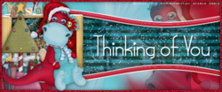 Fania-Love ChristmasDragon GCTag ThinkingofYou