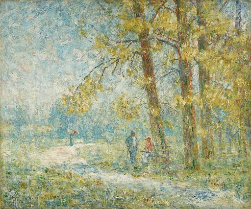 Path in Weimar Park (c.1890)