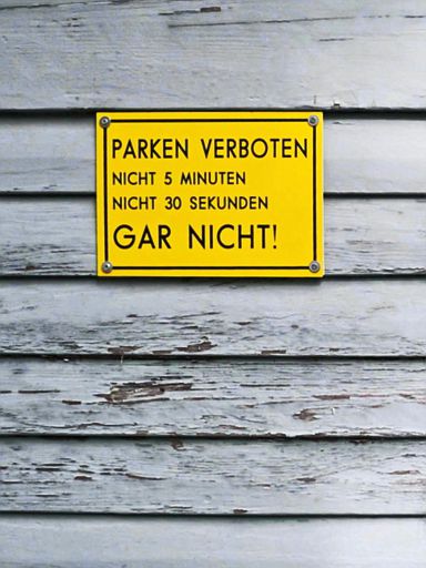 Parken verboten