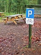 Der Parkplatz ist leer