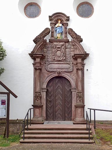 Eingang St. Joseph Kirche Blankenau