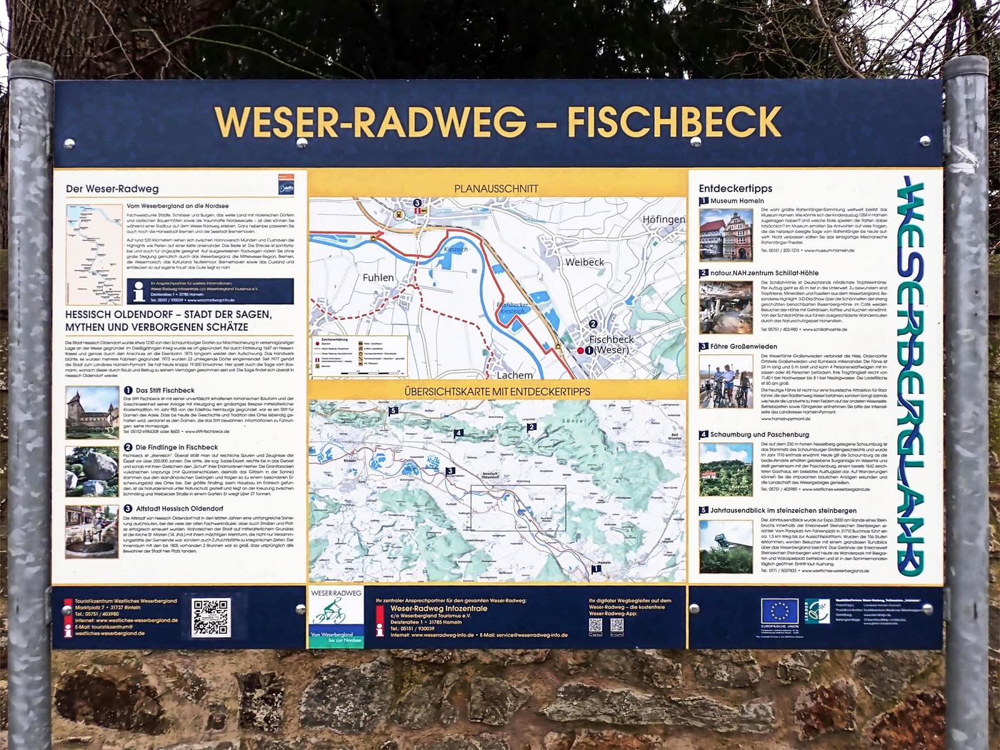 Weser-Radweg - Fischbeck