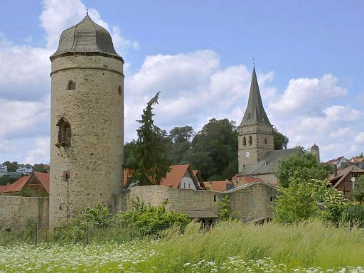 Biermannsturm und St. Marien Kirche