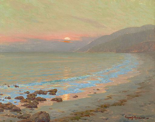 Coastal Scene at Sunset [Golden Dusk] (undated)