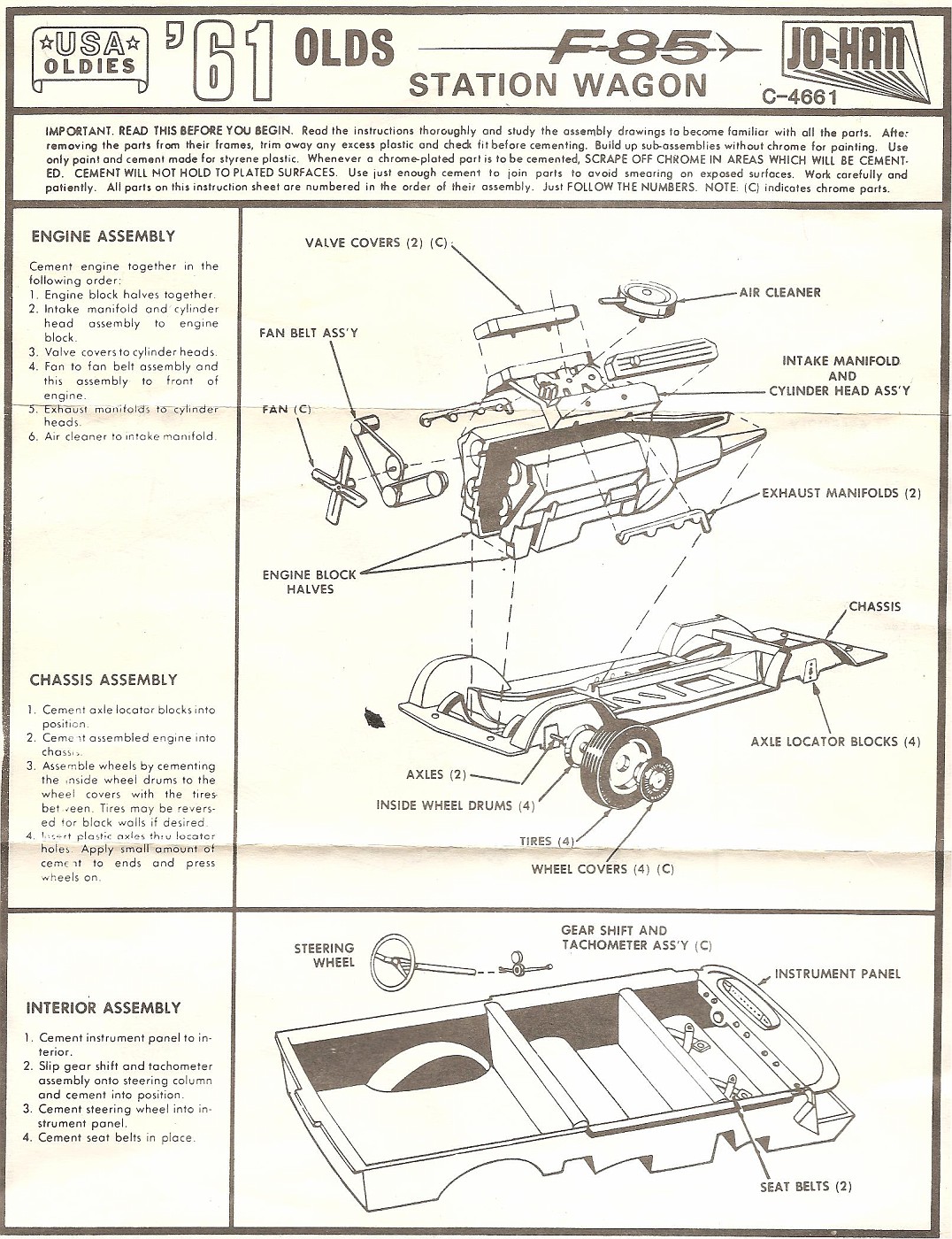 Extruction Sheets Photo: 001 | Model instruction sheets album | Chuck Cady | Fotki.com ...