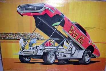Photo: Thunderbird Big Al | AMT Drag Racing Box top only album ...