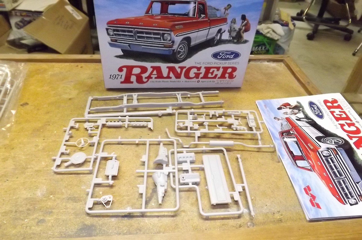 R71 Ranger Layout Photo: 71ranger 013.jpg | Moebius Models - 1971 Ford Ranger XLT Pickup ...