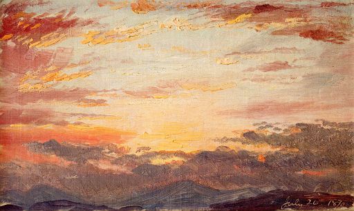 Sunset on July 26, 1870 (1870)