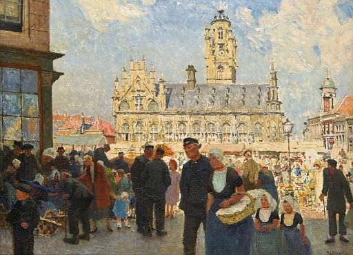Market in Middlelburg (1934)