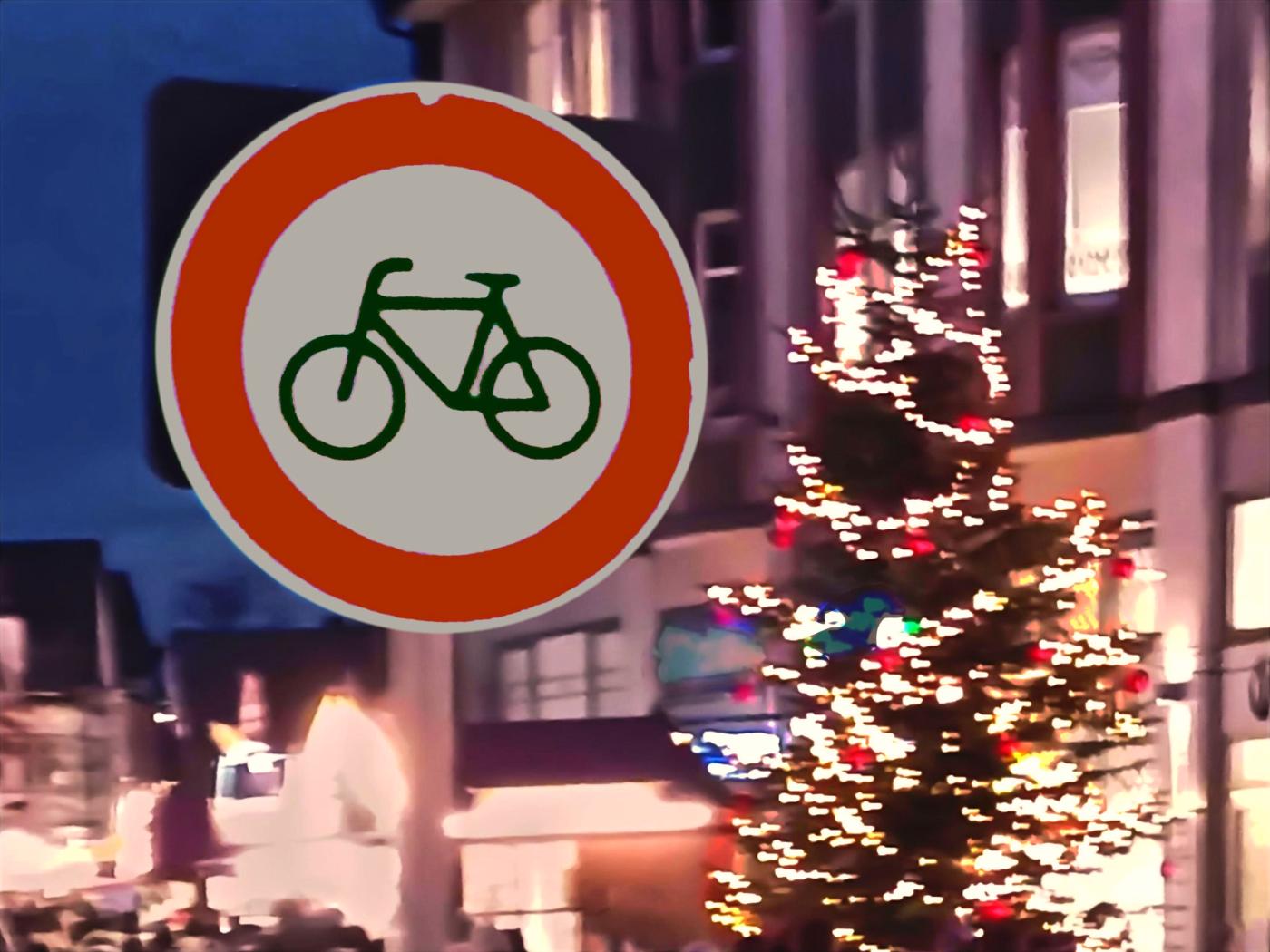 Kein Weihnachtsbaum für Radler