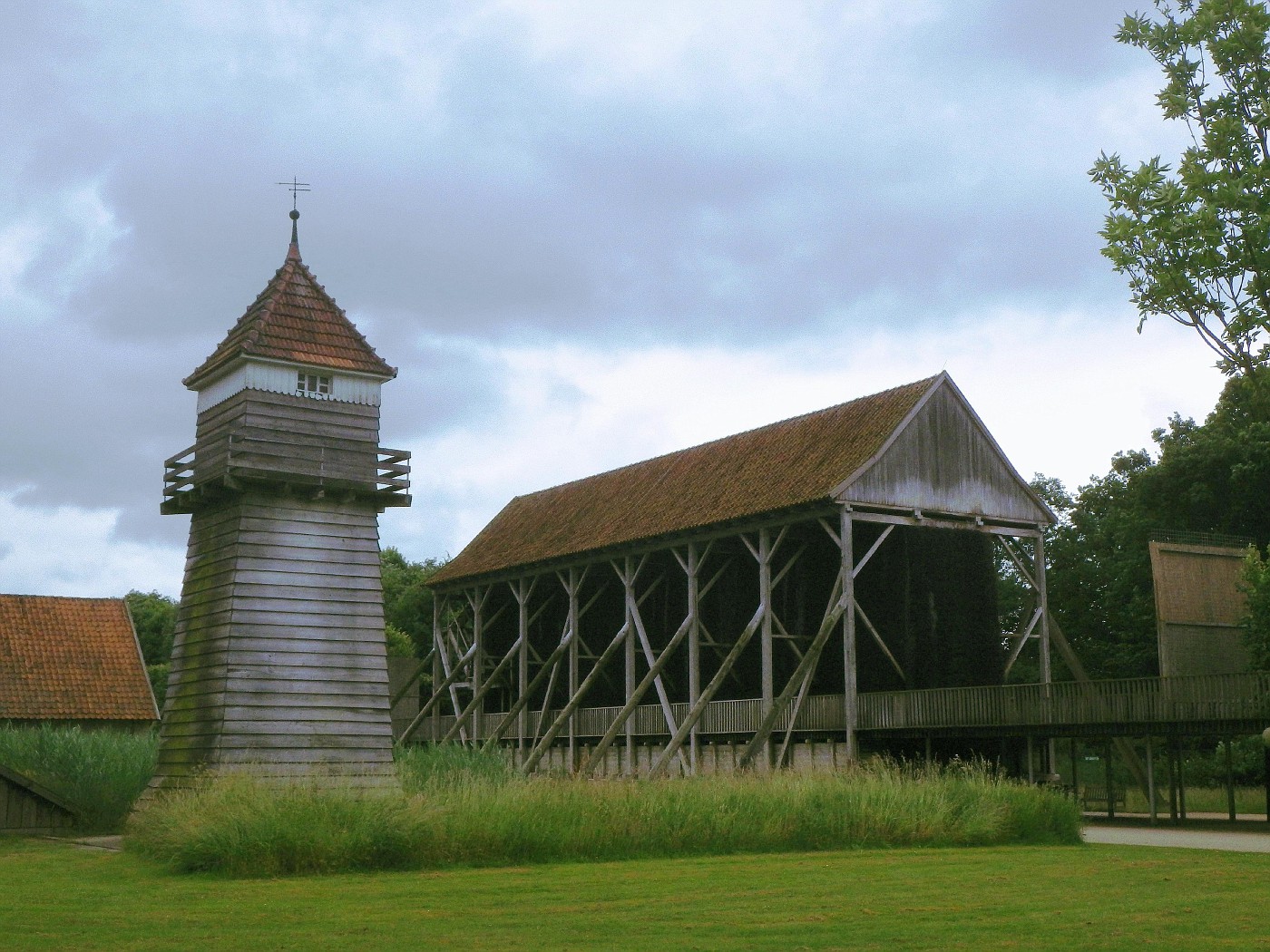Gradierwerk der Saline Gottesgabe
