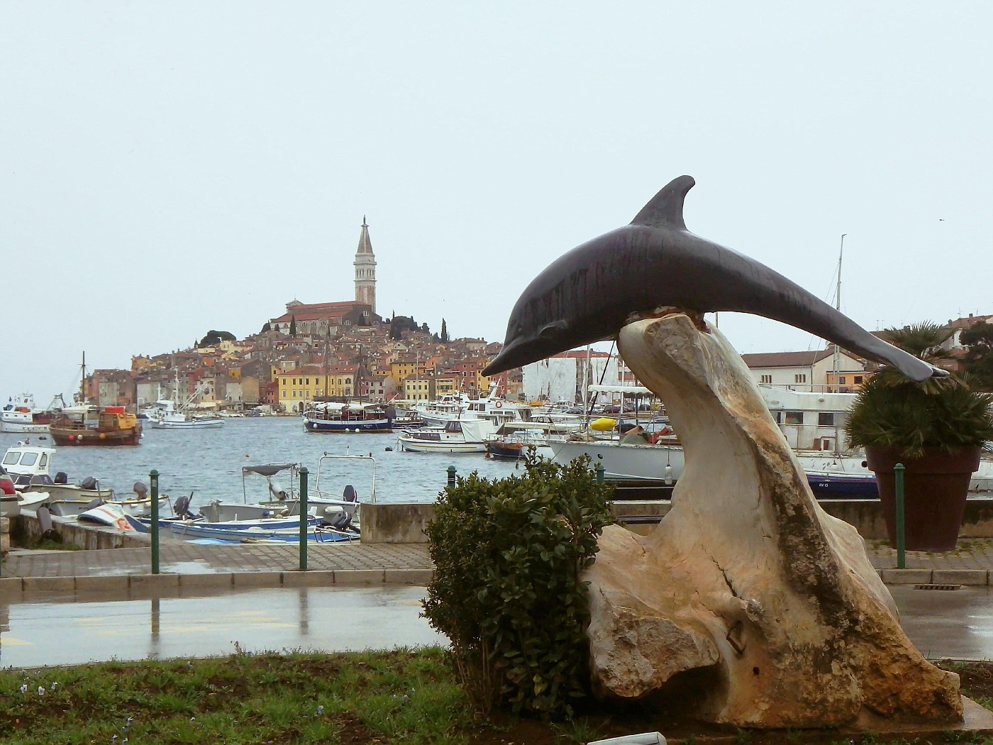 Blick auf Rovinj aus südöstlicher Richtung