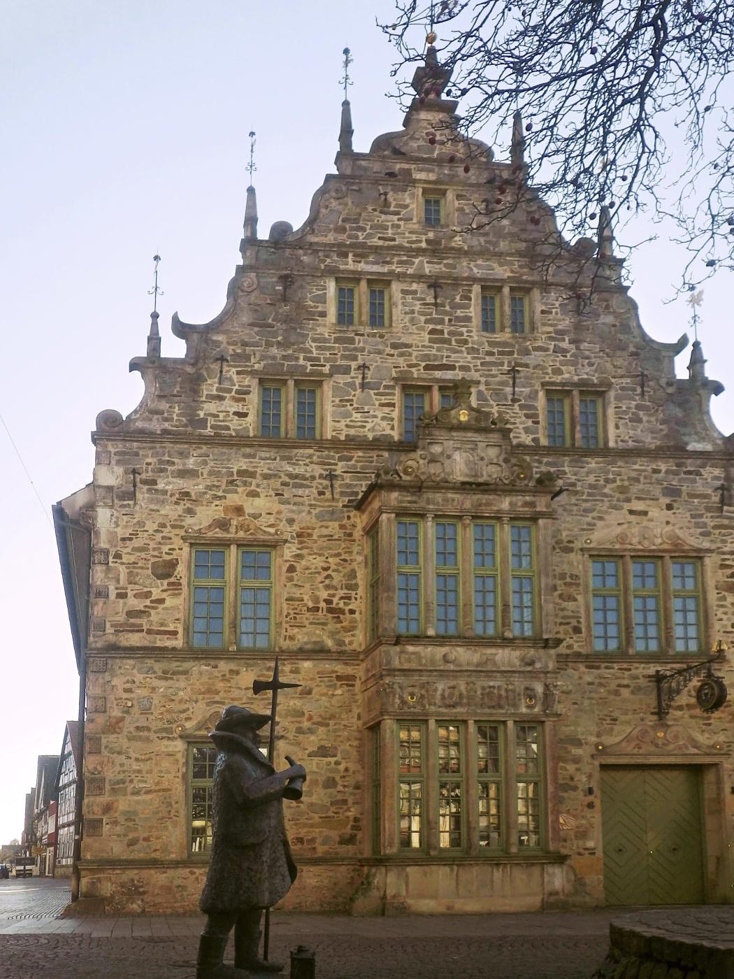 Nachtwächter auf dem Marktplatz