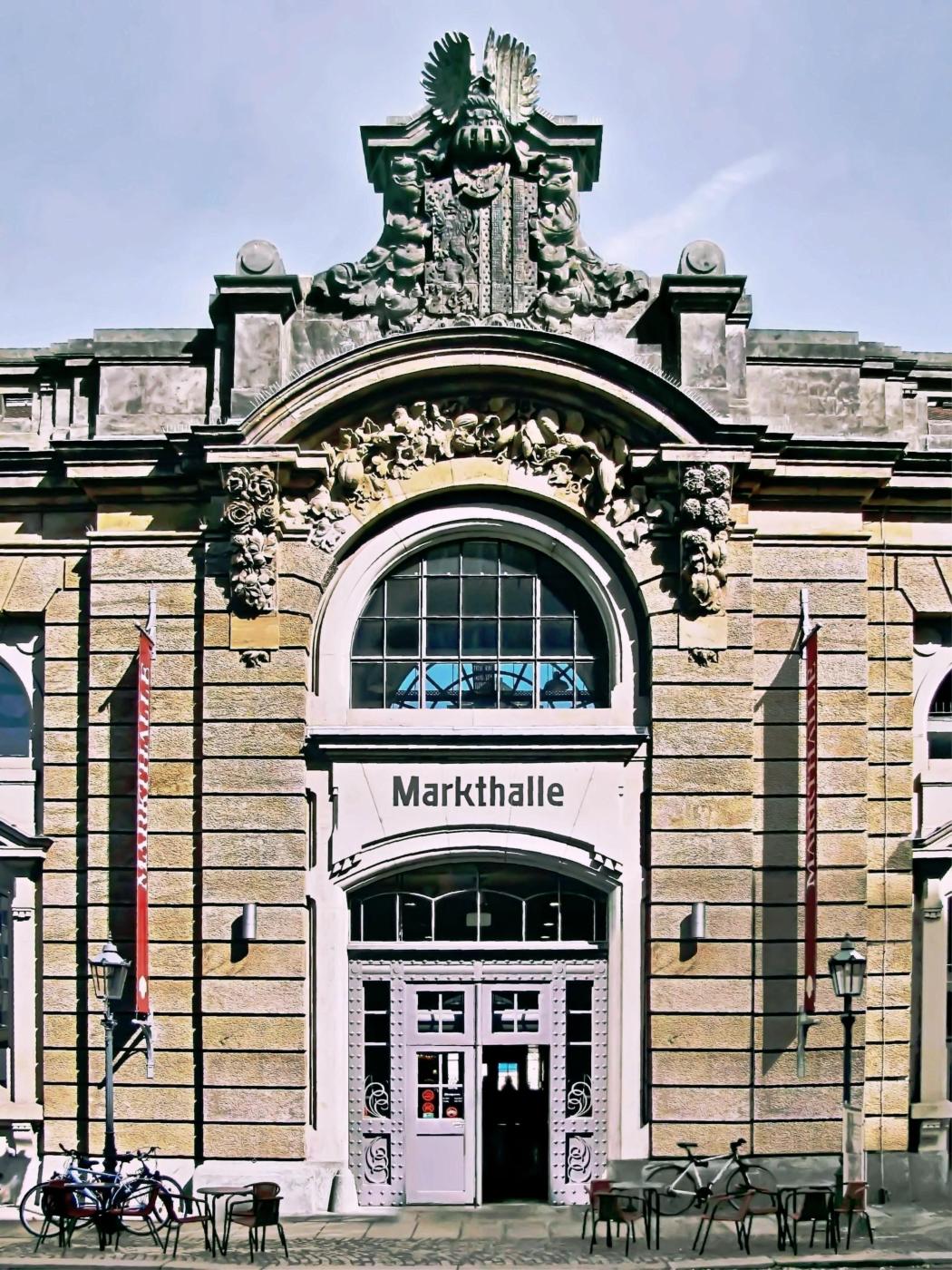 Eingang Markthalle