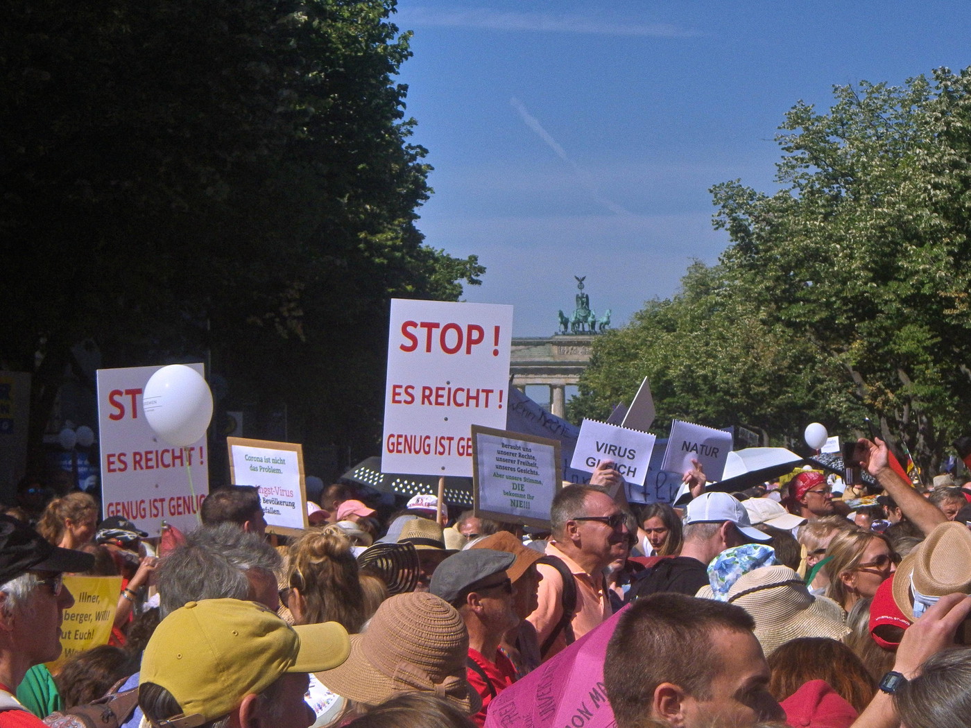 Stop! es reicht! Genug ist genug