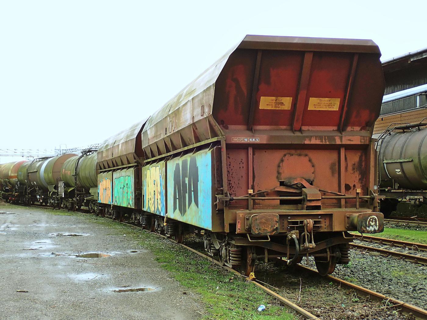 Waggons an den Kampffmeier Mühlen