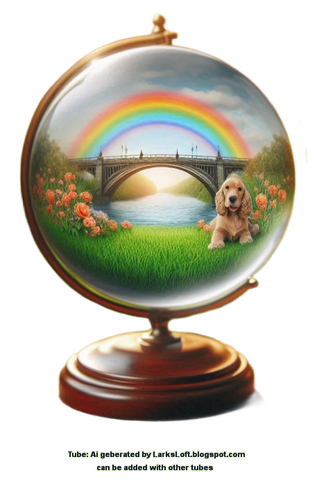 Beautiful cocker spaniel at Rainbow Bridge