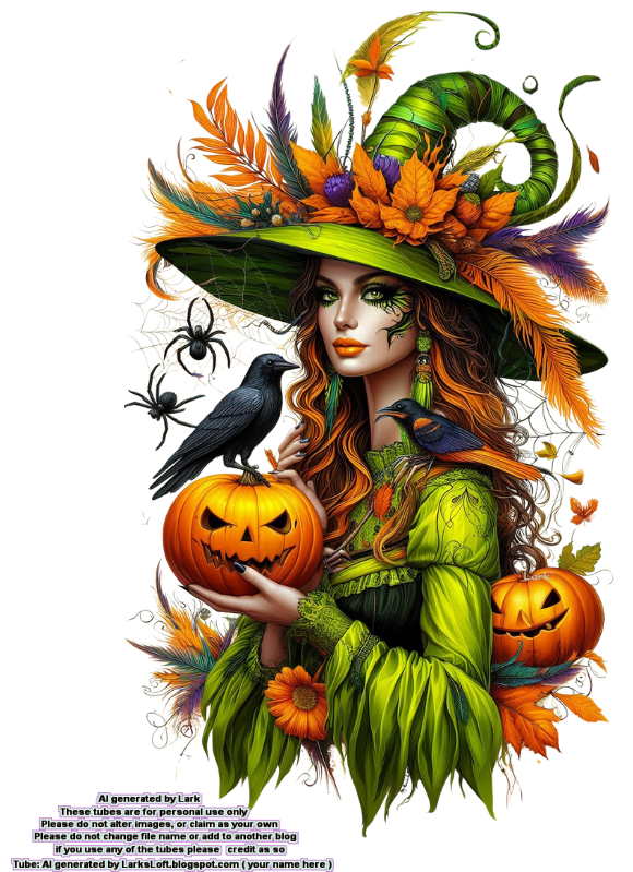 witch and pumpkins11