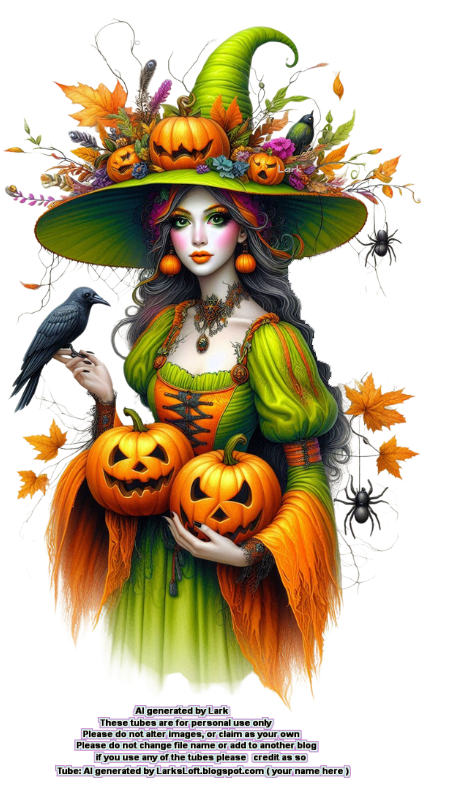 witch and pumpkins12